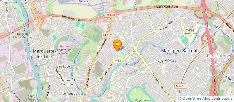 localisation de l'entreprise FORSEES à MARCQ-EN-BARŒUL