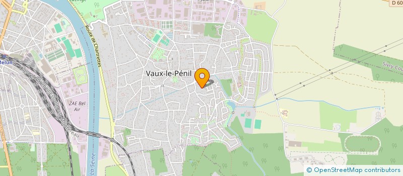 localisation de l'entreprise FORSIB à VAUX-LE-PENIL