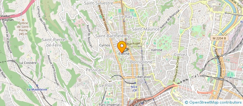 localisation de l'entreprise FORSISTER à NICE