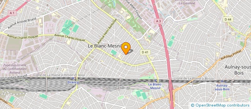 localisation de l'entreprise FORSITES à LE BLANC-MESNIL