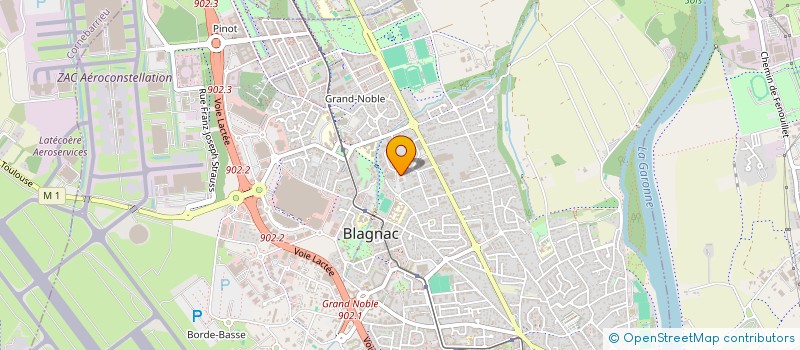localisation de l'entreprise FORSK à BLAGNAC