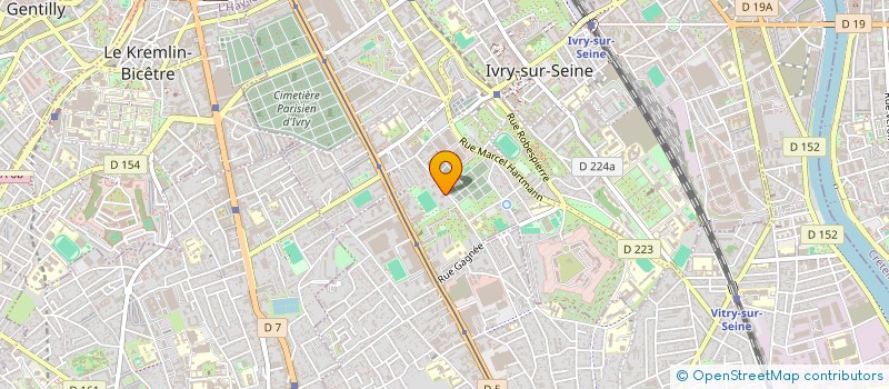 localisation de l'entreprise FORSSA ELEC  IVRY-SUR-SEINE