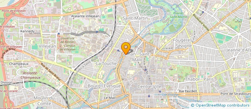 localisation de l'entreprise FORSTAFF HOLDING à RENNES