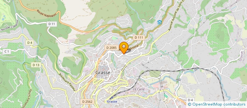 localisation de l'entreprise FORSTIN CONSTRUCTION à GRASSE