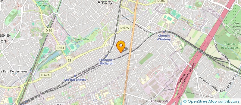 localisation de l'entreprise FORSUPP à ANTONY