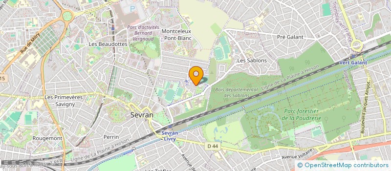 localisation de l'entreprise FORSWAC à SEVRAN