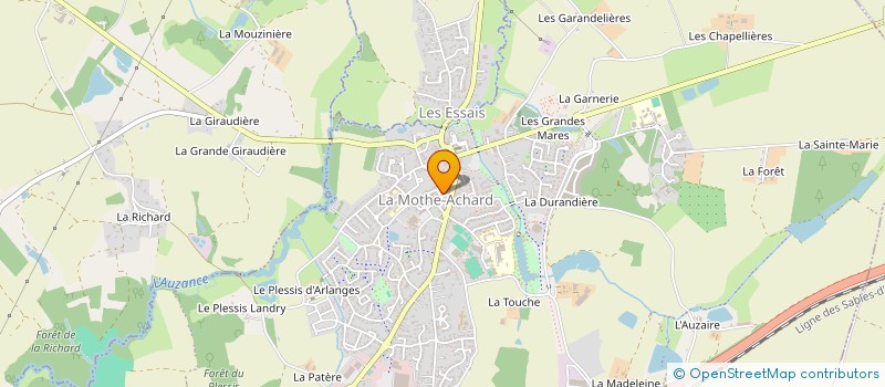 localisation de l'entreprise FORT AMANDINE à LES ACHARDS
