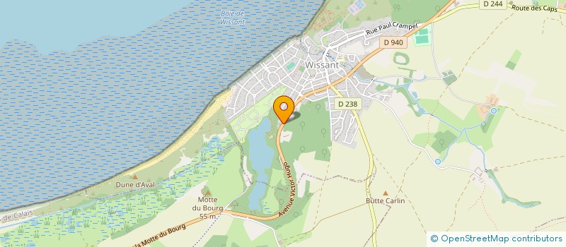 localisation de l'entreprise FORT CESAR DE WISSANT  WISSANT