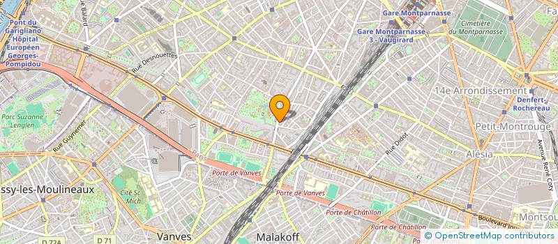 localisation de l'entreprise FORT DE L'EAU  PARIS