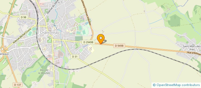 localisation de l'entreprise FORT'ENERGIE  CHANTONNAY