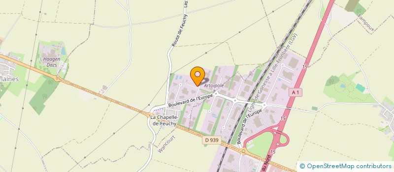 localisation de l'entreprise FORT ET VERT  FEUCHY