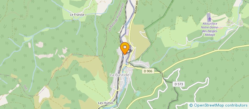 localisation de l'entreprise FORT GITE LES AIRELLES  MONT LOZERE ET GOULET