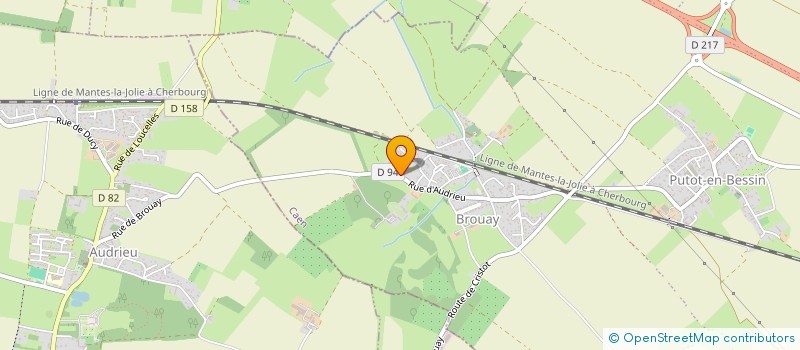 localisation de l'entreprise FORT GROS  THUE ET MUE