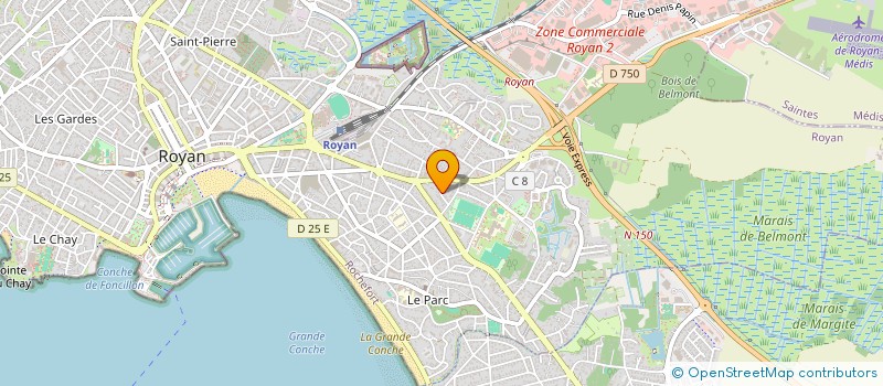 localisation de l'entreprise FORT HOLDING  ROYAN