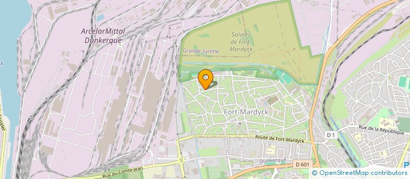 localisation de l'entreprise FORT MARDYCK BASKET CLUB à DUNKERQUE