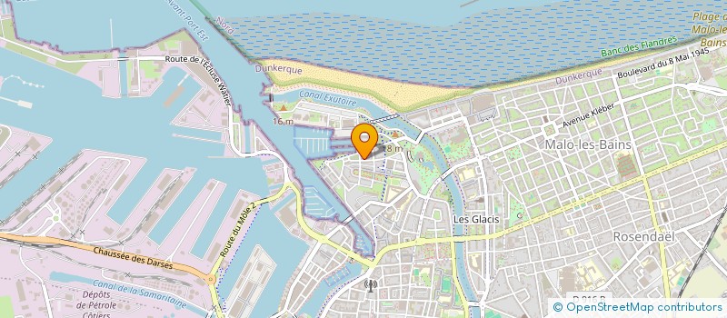 localisation de l'entreprise FORT MARDYCK OLYMPIQUE CLUB à DUNKERQUE