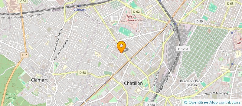 localisation de l'entreprise FORT NATIONAL  CHATILLON