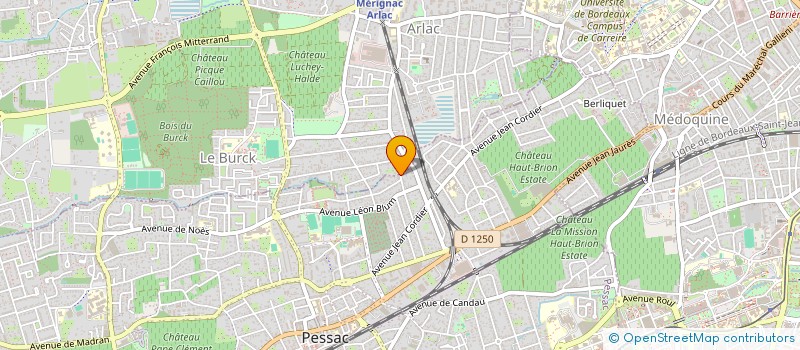 localisation de l'entreprise FORT PATRIMOINE  PESSAC