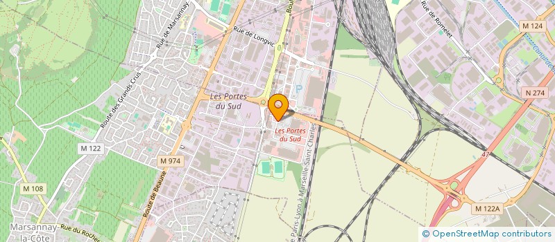 localisation de l'entreprise FORT SERVICES  MARSANNAY-LA-COTE