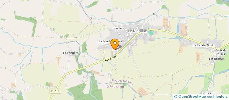 localisation de l'entreprise FORTA NUBO à MAUGES-SUR-LOIRE