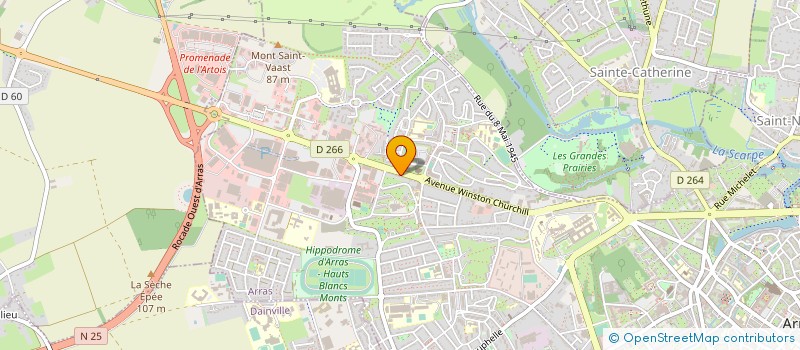 localisation de l'entreprise FORTAINE SOFTWARE à ARRAS