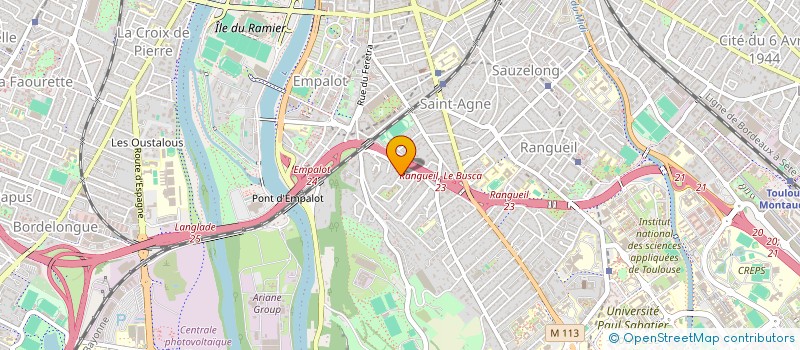 localisation de l'entreprise FORTALEZA 31 à TOULOUSE