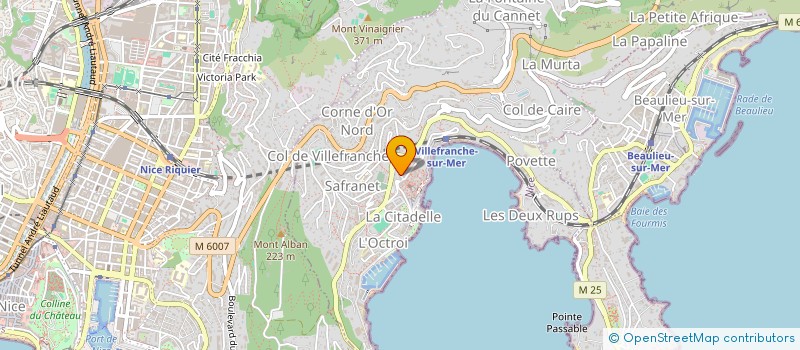 localisation de l'entreprise FORTALEZA à VILLEFRANCHE-SUR-MER