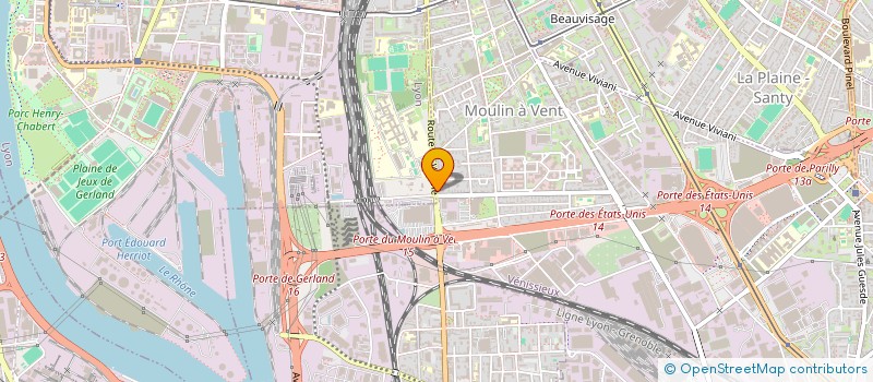 localisation de l'entreprise FORTAS II  VENISSIEUX