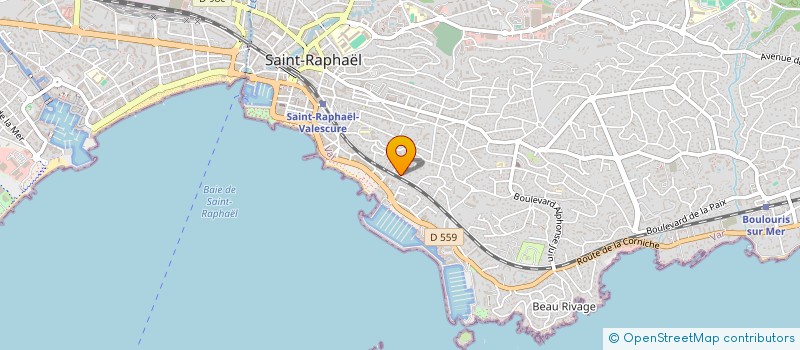 localisation de l'entreprise FORTE à SAINT-RAPHAEL