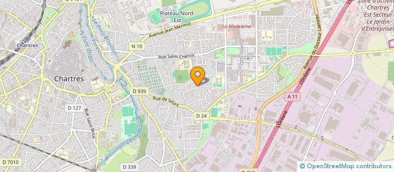 localisation de l'entreprise FORTE FORMATION à CHARTRES