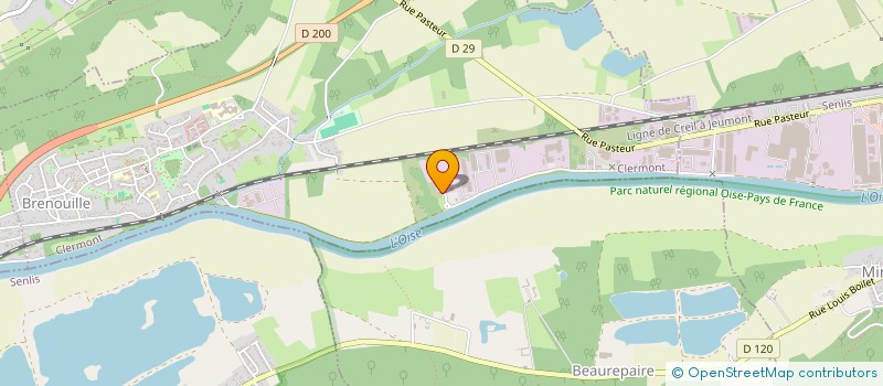 localisation de l'entreprise FORTE GROUPE  BRENOUILLE