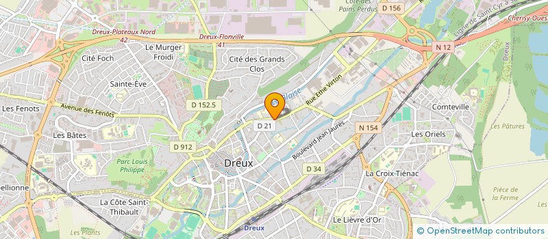 localisation de l'entreprise FORTEAU-FAISANT à DREUX