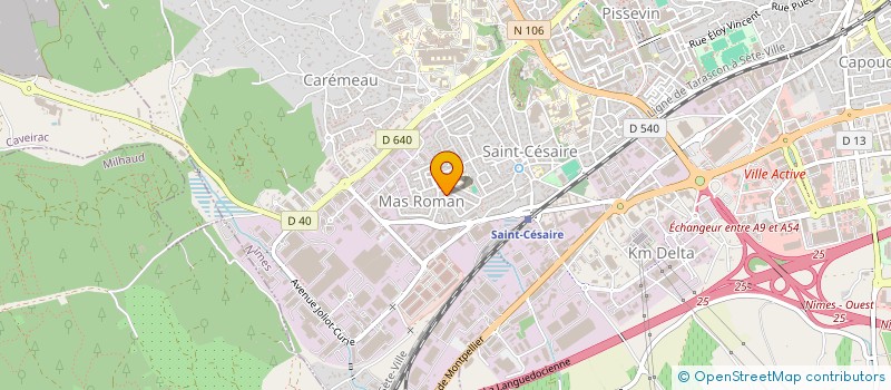 localisation de l'entreprise FORTEBAZ à NIMES