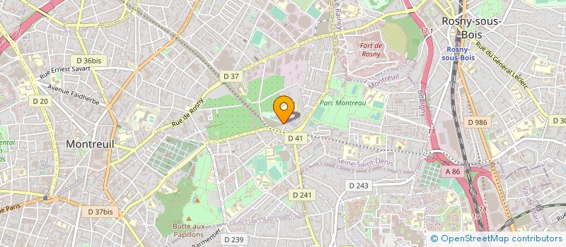 localisation de l'entreprise FORTECPRO à MONTREUIL