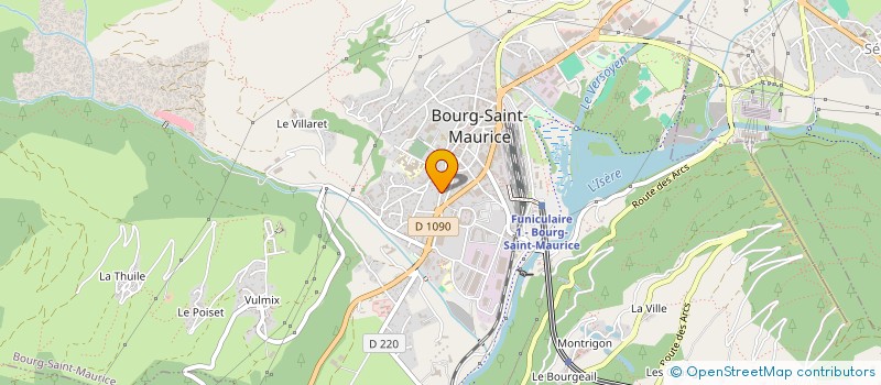 localisation de l'entreprise FORTENCO  BOURG-SAINT-MAURICE