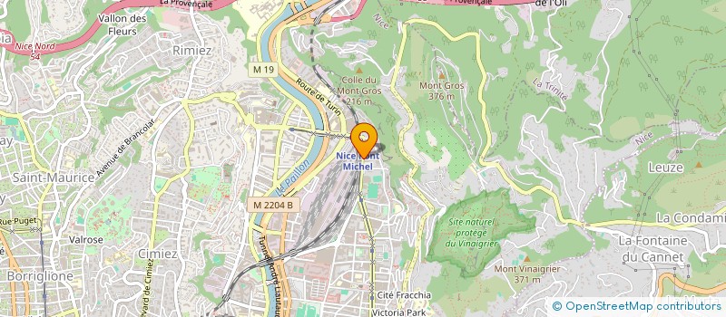 localisation de l'entreprise FORTES CONSTRUCTIONS à NICE