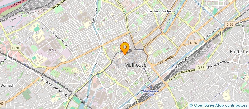 localisation de l'entreprise FORTESS à MULHOUSE