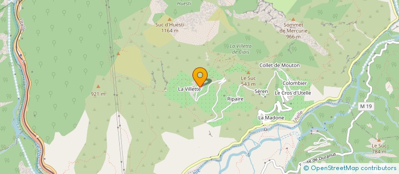 localisation de l'entreprise FORTEX  UTELLE