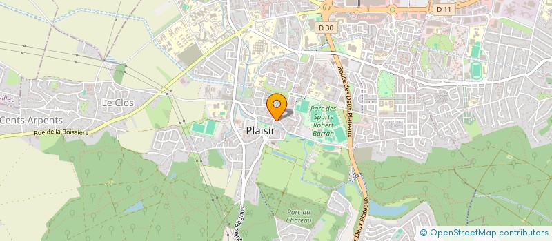 localisation de l'entreprise FORTHCOME  PLAISIR