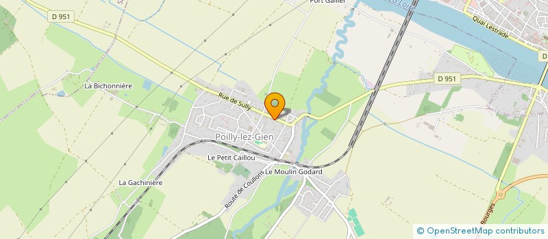 localisation de l'entreprise FORTHELYS à POILLY-LEZ-GIEN