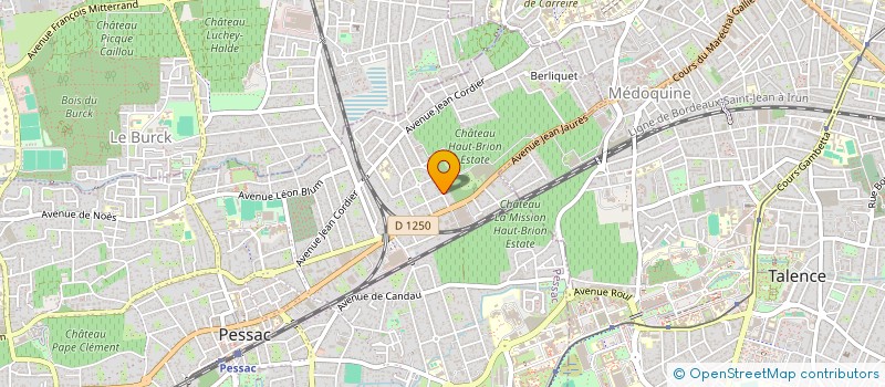 localisation de l'entreprise FORTHEM  PESSAC