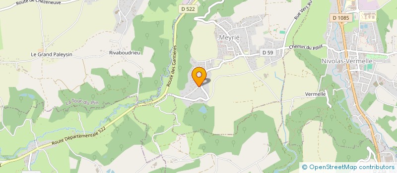 localisation de l'entreprise FORTHOFFER MONGET-SARRAIL  MEYRIE