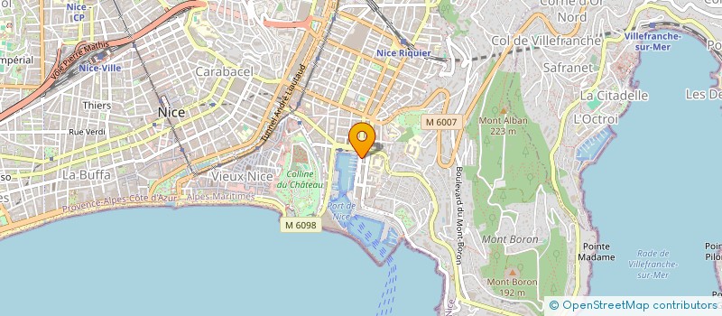localisation de l'entreprise FORTIER FINANCE à NICE