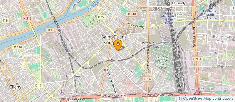 localisation de l'entreprise FORTIER ISOLATION à SAINT-OUEN-SUR-SEINE