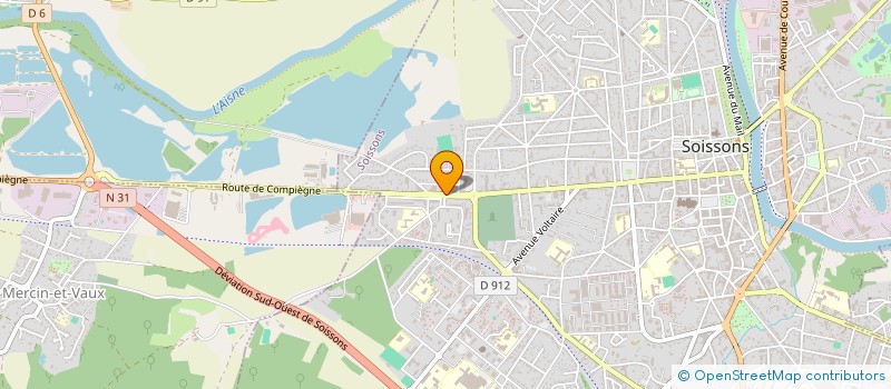 localisation de l'entreprise FORTIN  SOISSONS