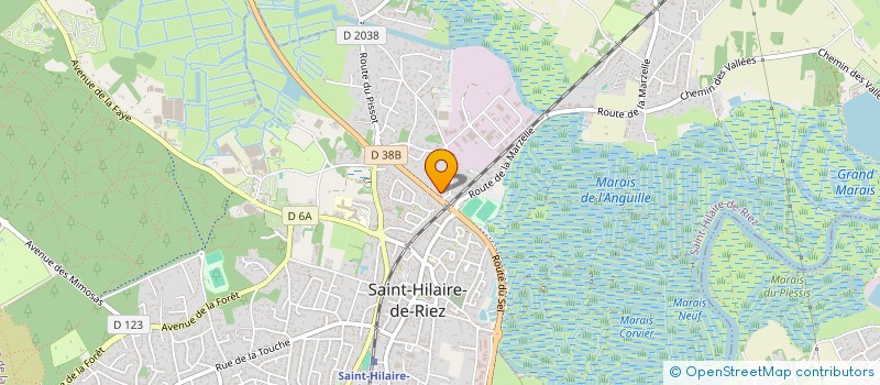 localisation de l'entreprise FORTIN DEGROLARD à SAINT-HILAIRE-DE-RIEZ