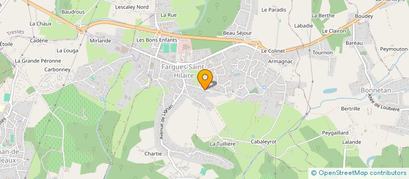 localisation de l'entreprise FORTIN HOLDING  FARGUES-SAINT-HILAIRE