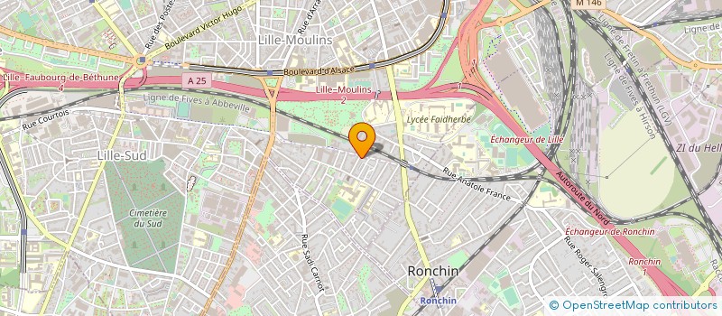 localisation de l'entreprise FORTIN MARIANI à LILLE