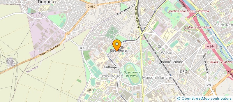 localisation de l'entreprise FORTIN RENOVATION CONSTRUCTION  REIMS