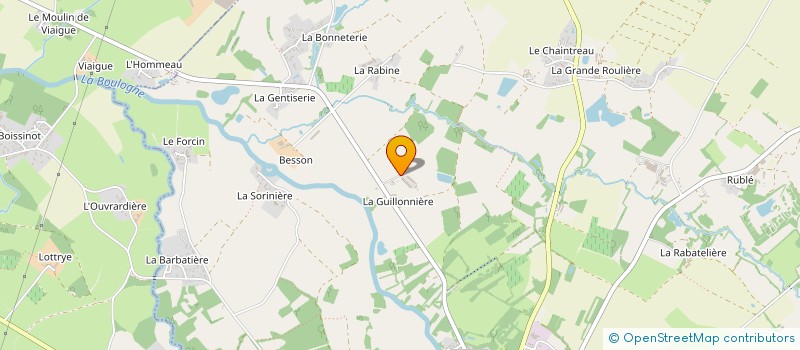 localisation de l'entreprise FORTINEAU à SAINT-COLOMBAN